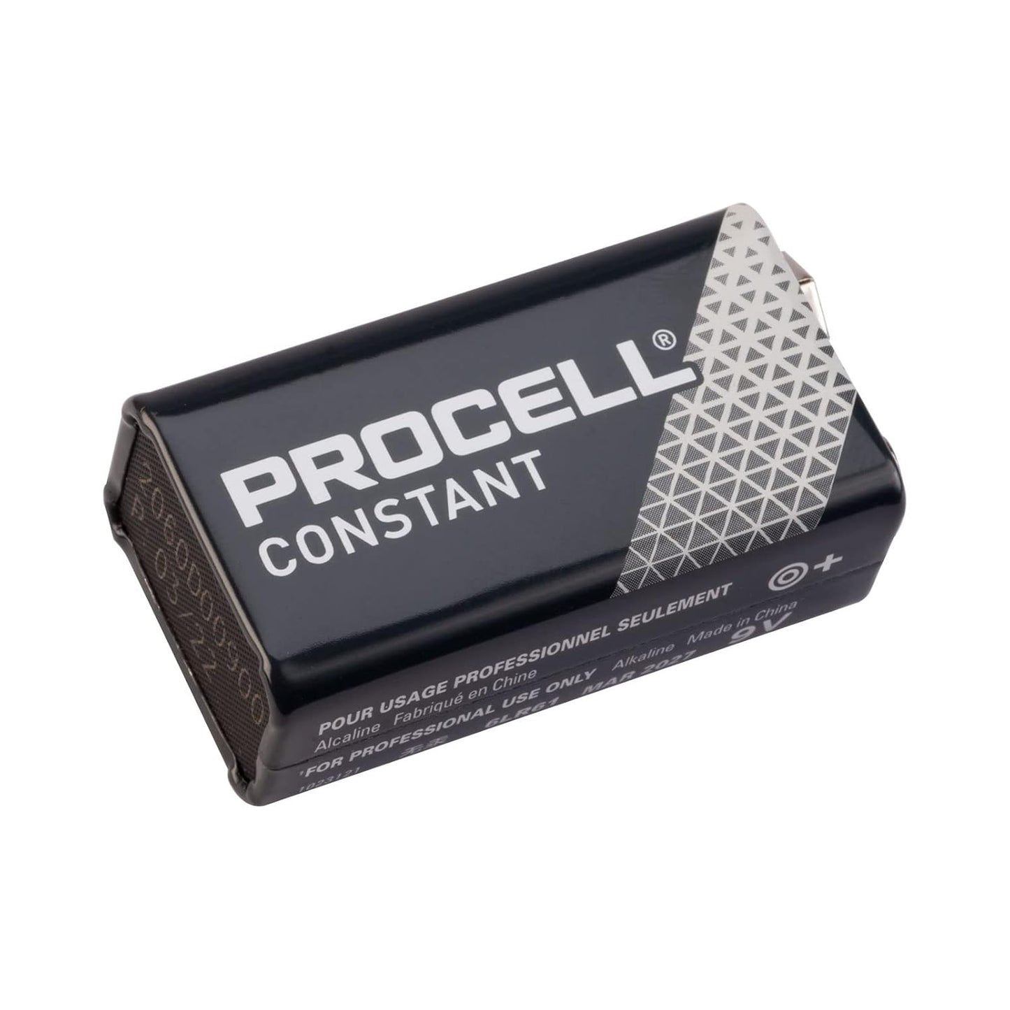 Procell 9-Volt Alkaline Batteries: 12/bx or 6 bx/cs