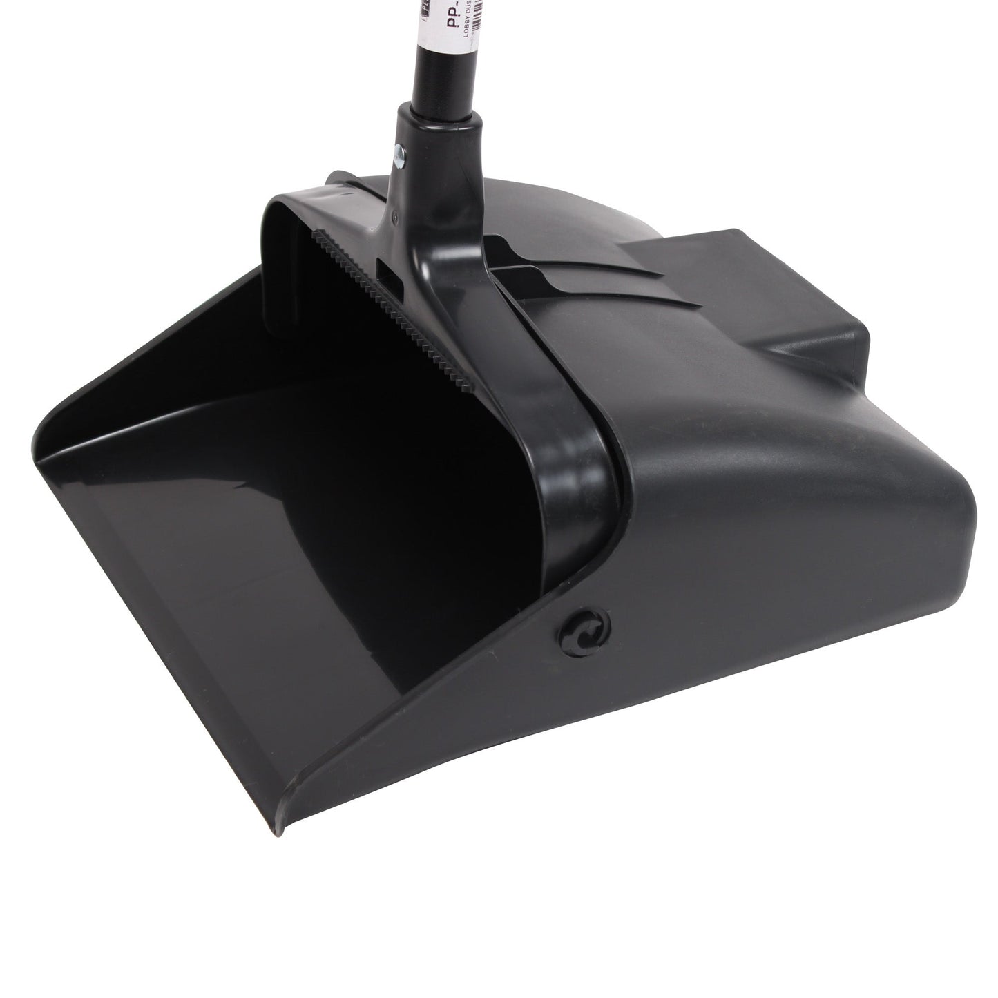 Performance Plus™ Lobby Dust Pan w/ 36" Metal Handle, Black - 1/ea