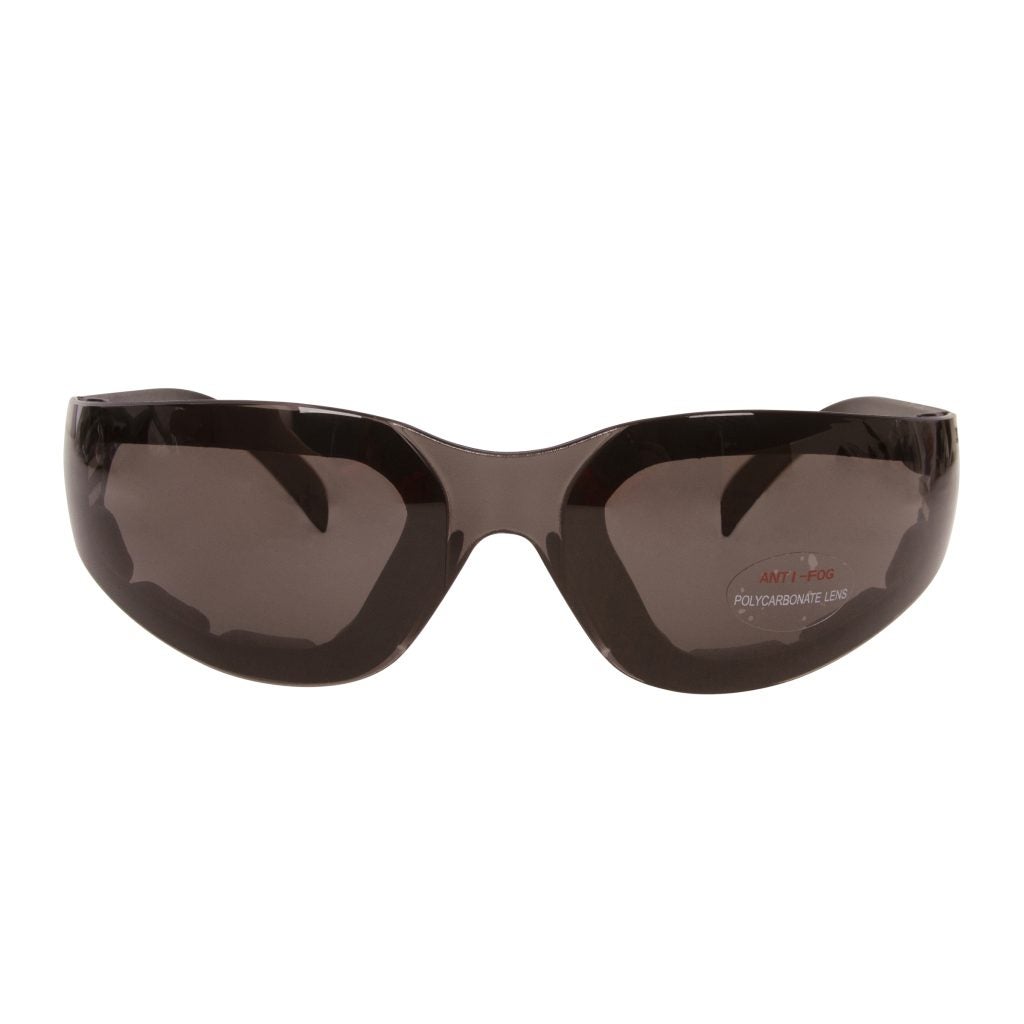 Cordova Bulldog Pro-Framers™ Safety Glasses, Single Wrap-Around Scratch-Resistant Lens w/EVA FOAM SEAL, Vented Anti-Fog, Choose Your Lens