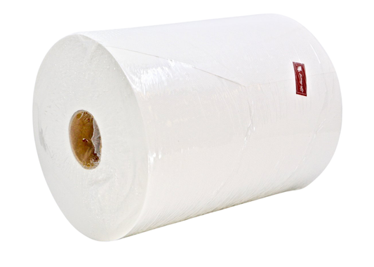 Lavender® Brand 10" x 800' PREMIUM Quality TAD Hard Wound Roll Towel, White - 6/cs