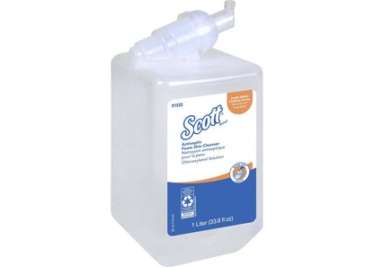 Scott® E-2 Antiseptic FOAM Skin Cleanser, Cassette Refill for Scott® or Kimberly Clark Manual Skin Care Dispensers - 6/cs