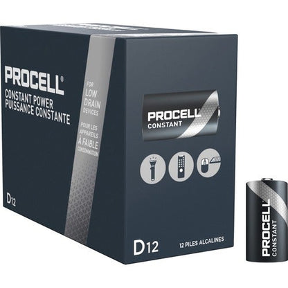 Procell D Alkaline Batteries: 12/bx or 6 bx/cs