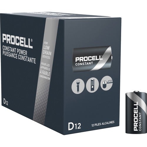 Procell D Alkaline Batteries: 12/bx or 6 bx/cs