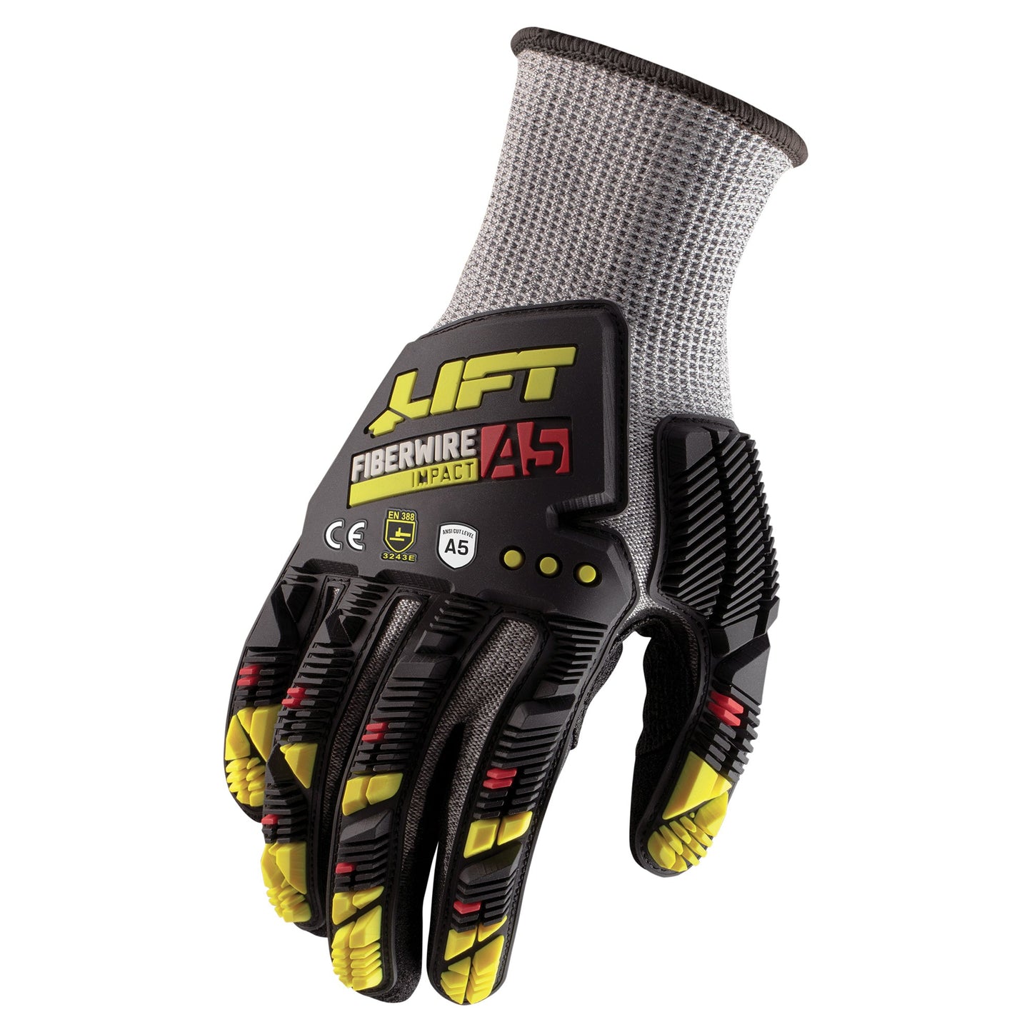 LIFT Safety FIBERWIRE A5 Impact Crinkle Latex Glove