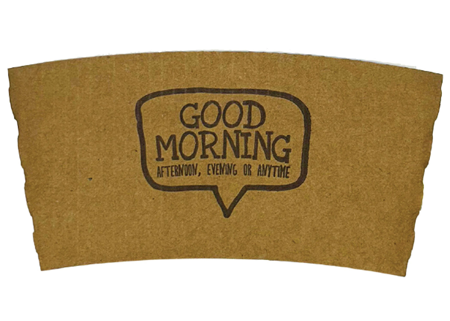 Empress™ Hot Cup Sleeves, Good Day Print - 1000 per case