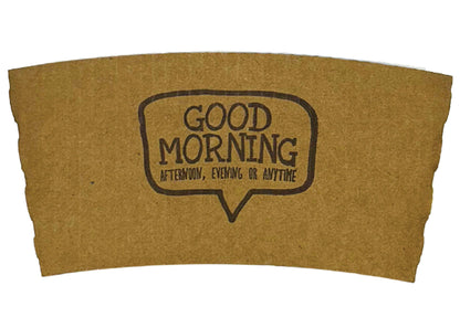 Empress™ Hot Cup Sleeves, Good Day Print - 1000 per case