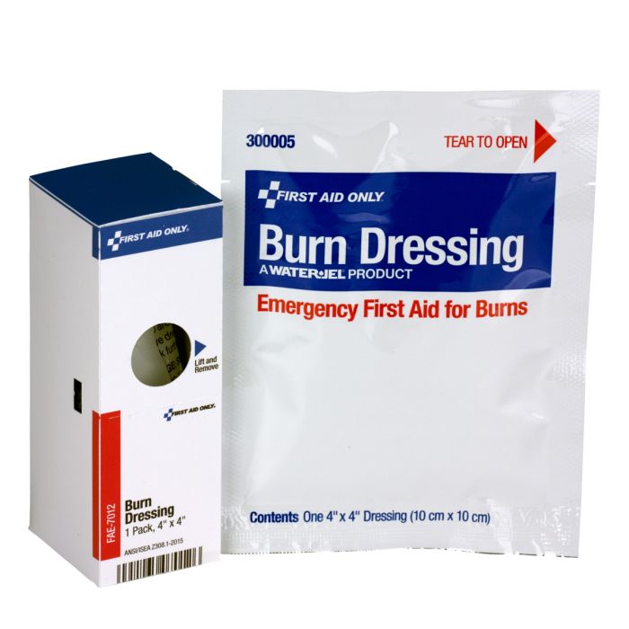 FAE-7012 SmartCompliance First Aid Kit Refill, Burn Dressing, 4" x 4" - 1/bx