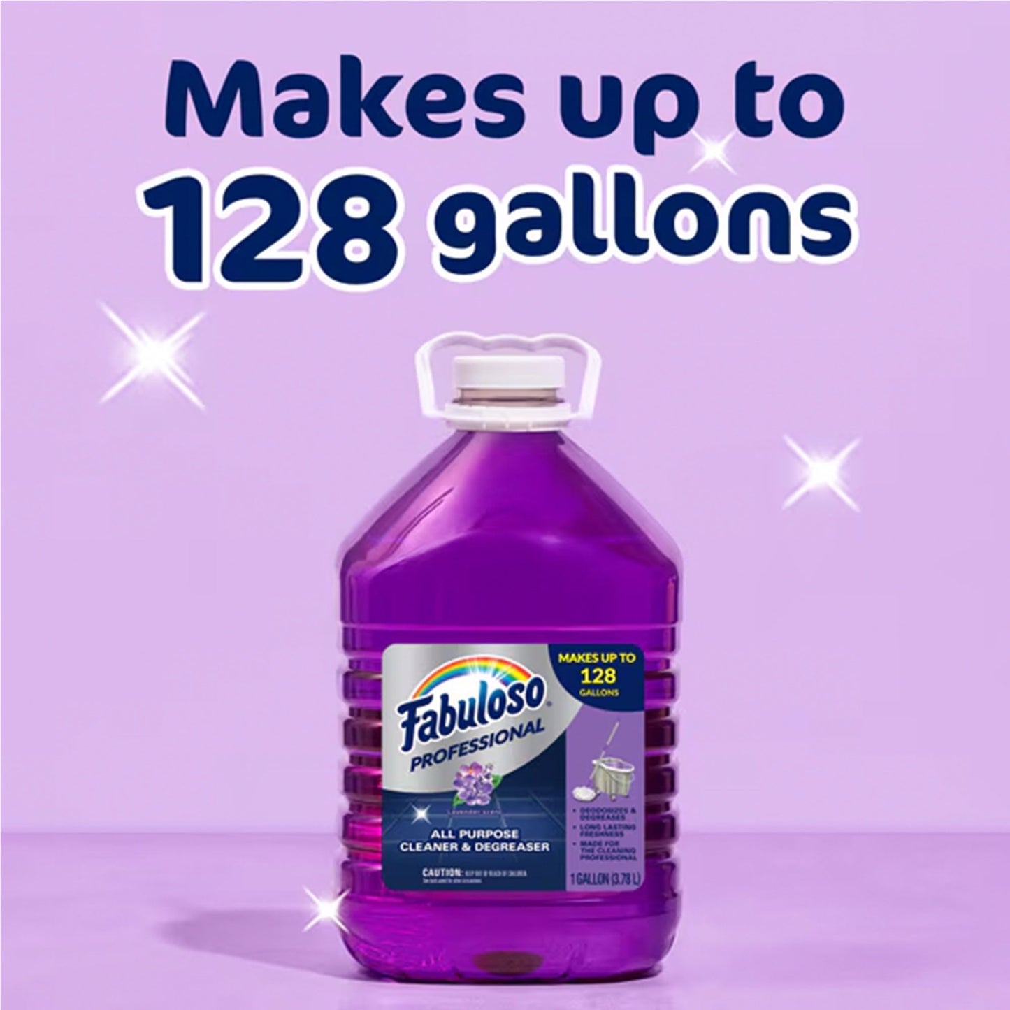Fabuloso® Professional All-Purpose Cleaner and Degreaser, Lavender Scent, Gallon - 4/cs