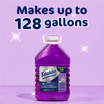 Fabuloso® Professional All-Purpose Cleaner and Degreaser, Lavender Scent, Gallon - 4/cs