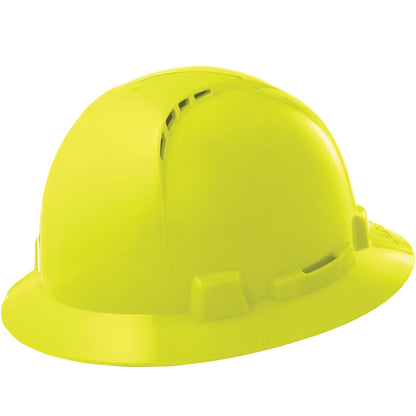 LIFT Safety BRIGGS Full Brim Hard Hat - Vented - Choose Yellow, White, Grey, Blue, Hi-Vis Orange, or Hi-Vis Yellow
