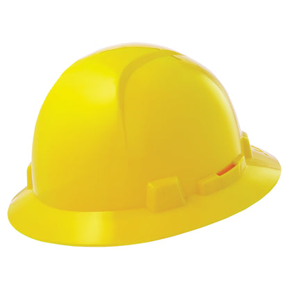 Lift Safety BRIGGS Full Brim Hard Hat - Non-Vented - Choose Yellow, White, Grey, Blue, Hi-Vis Orange, or Hi-Vis Yellow