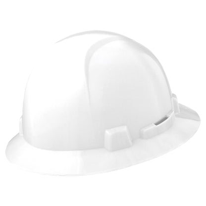 Lift Safety BRIGGS Full Brim Hard Hat - Non-Vented - Choose Yellow, White, Grey, Blue, Hi-Vis Orange, or Hi-Vis Yellow