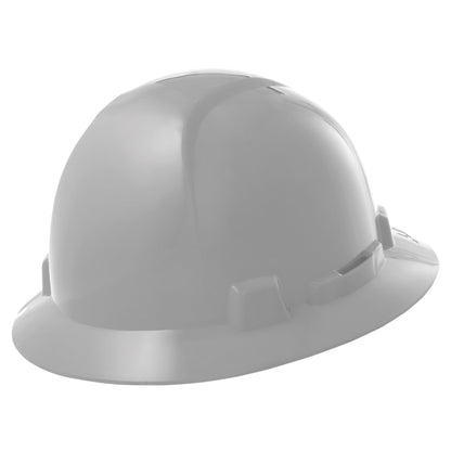 Lift Safety BRIGGS Full Brim Hard Hat - Non-Vented - Choose Yellow, White, Grey, Blue, Hi-Vis Orange, or Hi-Vis Yellow