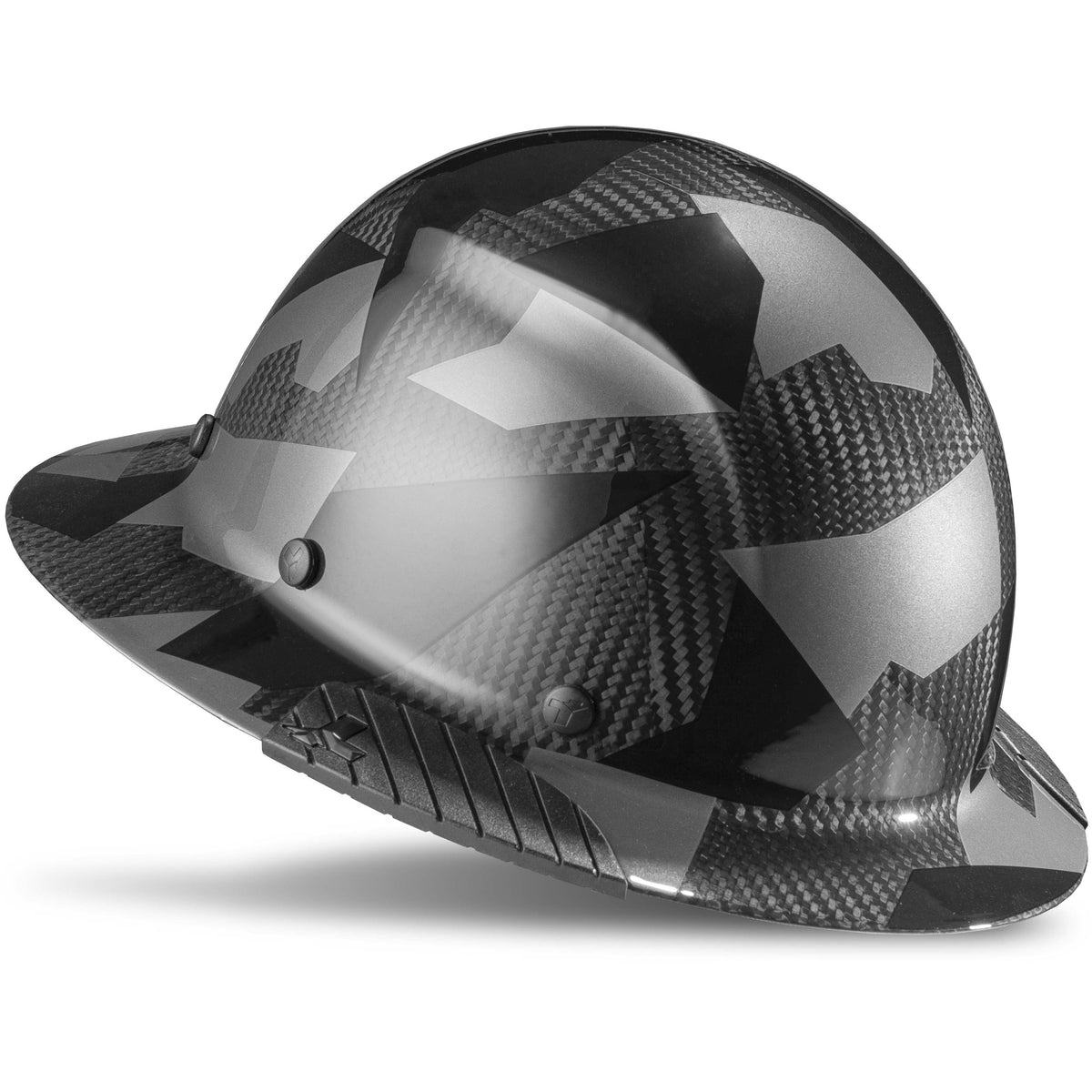 LIFT Safety DAX Carbon Fiber Camo Full Brim Hardhat