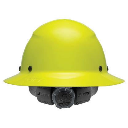 LIFT Safety DAX Full Brim Hard Hat - Hi-Viz