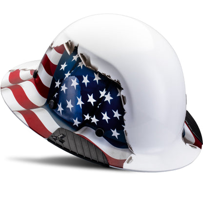 LIFT Safety DAX American Flag Full Brim Hard Hat