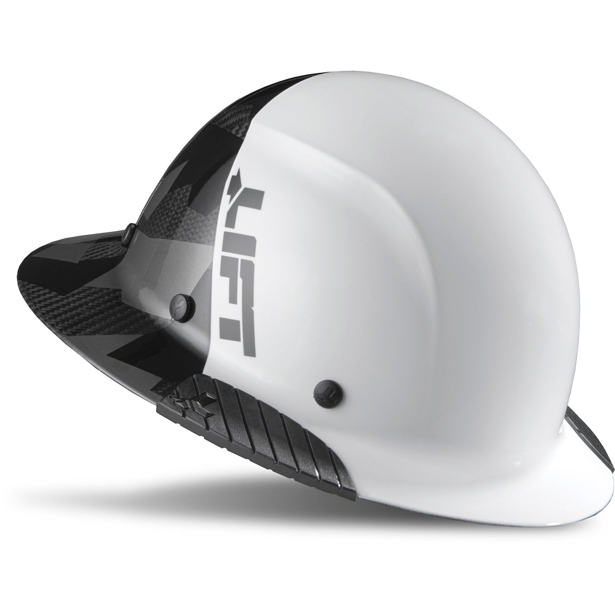 LIFT Safety DAX Carbon Fiber Camo Full Brim Hardhat