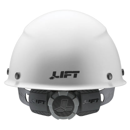 LIFT Safety DAX Carbon Fiber White Cap Style Hard hat