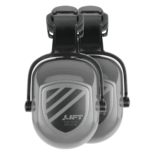 LIFT Safety Noise Control Hearing Protection (dielectric, 25DB Passive NRR, fits hard hats)