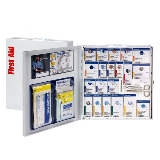 746006 SmartCompliance 50 Person Large Metal FOOD SERVICE First Aid Cabinet without medications