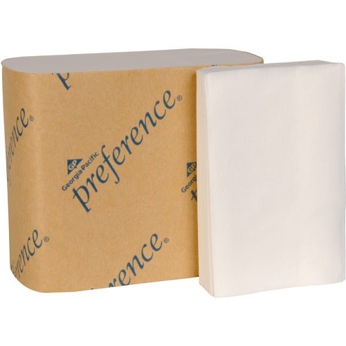 Georgia Pacific Singlefold Interfolded Bathroom Tissue, 5" x 4" White, 400 Sheet/pk -  60 pk/cs
