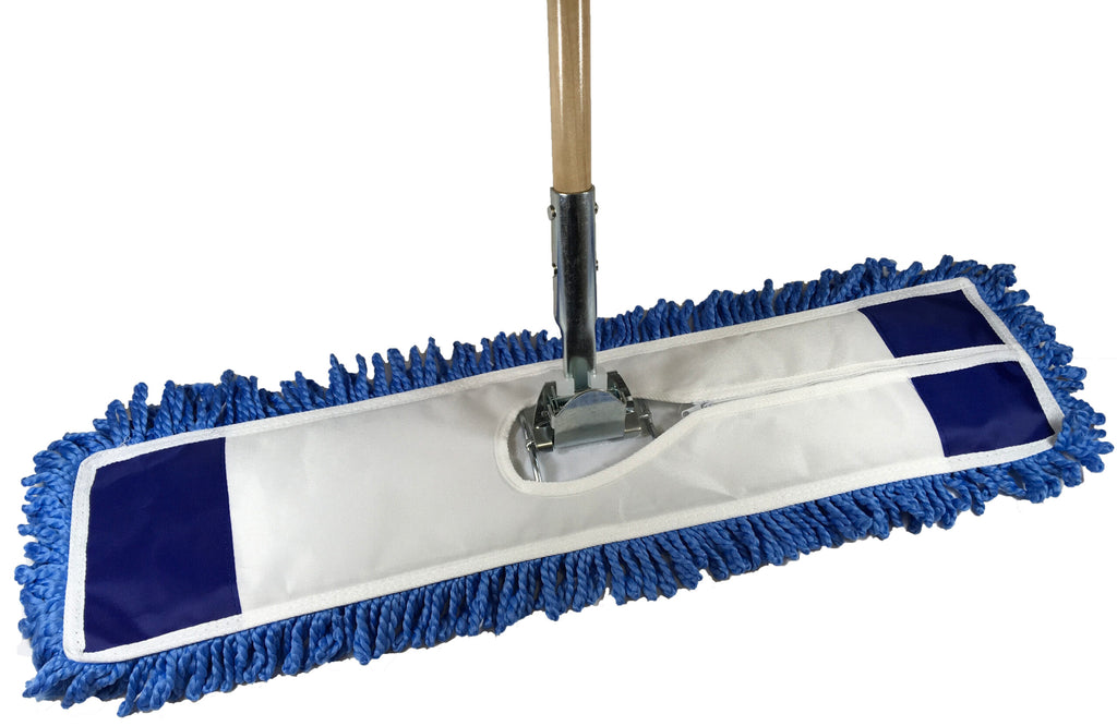 Better Brush Microfiber Dust Mop Kit - Available in 18", 24", 36" or 48" Mop Head & Frame w/5' Clip-on Wood Handle — FREE SHIPPING*