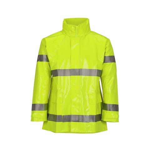 J53122 Tingley Comfort-Brite® FR (Flame Resistant) Rain Jacket, Lime (Shipping Included - Continental U.S.)