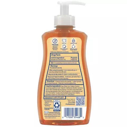 35470 Dial® Professional Antibacterial Defense™ Gold LIQUID Hand Soap + Aloe, 11oz Pump Bottle - 12/cs