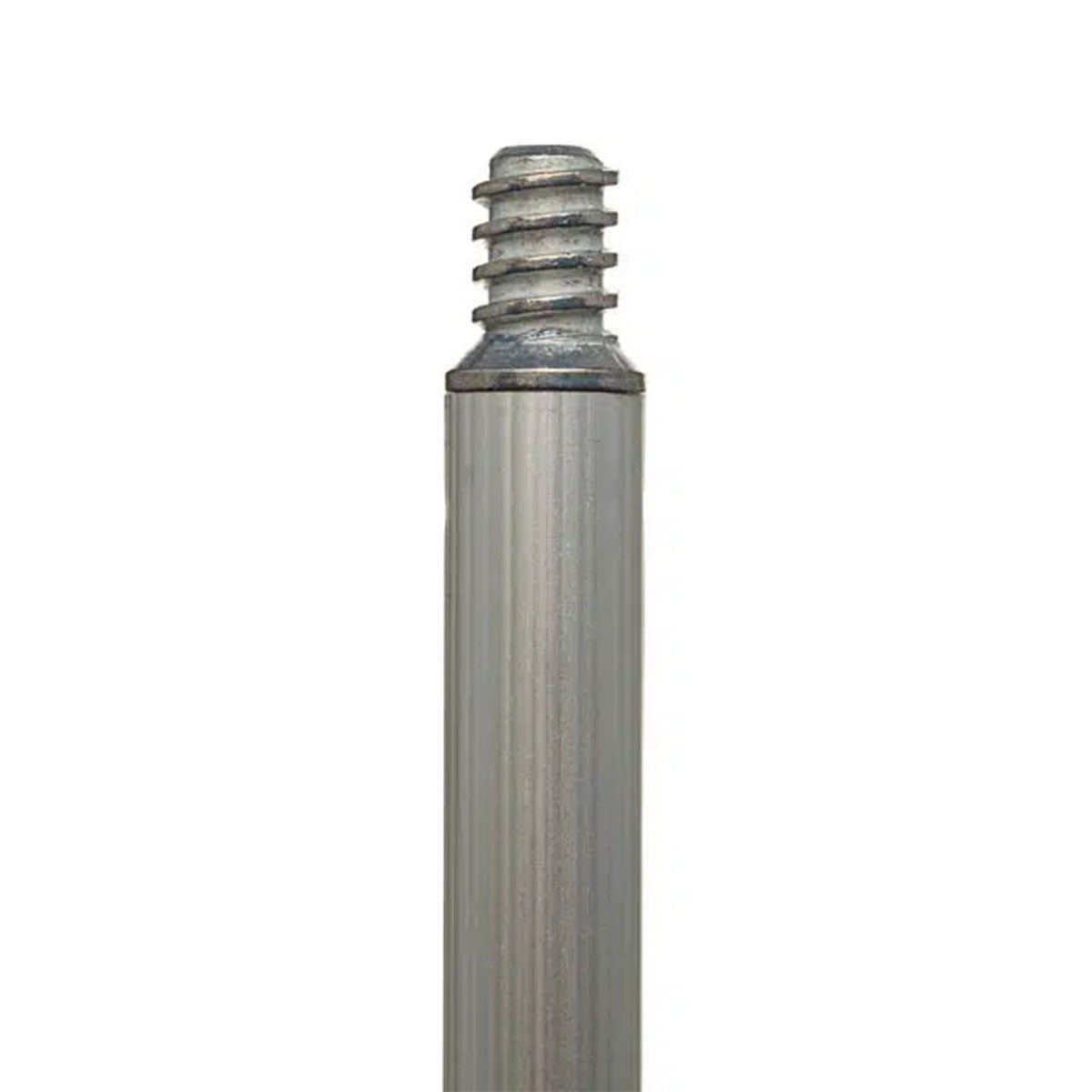 Unger Enterprises Pro Aluminum Acme Handle, 58", Zinc Alloy Threaded Tip, Silver/Green - 1/ea