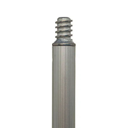 Unger Enterprises Pro Aluminum Acme Handle, 58", Zinc Alloy Threaded Tip, Silver/Green - 1/ea