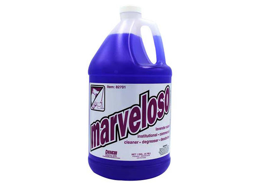 Chemcor Marveloso Professional Duty Purple Cleaner & Degreaser, Lavender Fragrance, Gallon - 4/cs