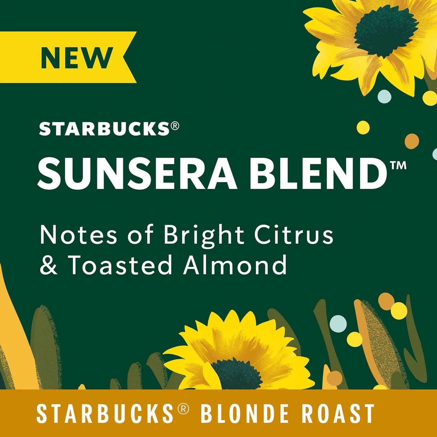 Starbucks® Sunsera Blend Ground Coffee, Blonde Roast - 40 oz Bag