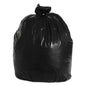 33 Gallon Trash Bag, 33x39 1.5EQ Mil LOW DENSITY Can Liner, Black -100/cs