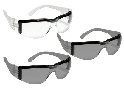 Cordova Bulldog-Framers™ Safety Glasses, Single Wrap-Around Scratch-Resistant Lens w/Polyurethane FOAM SEAL, Anti-Fog, Choose Your Lens