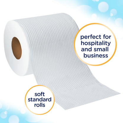 Cottonelle® Ultra CleanCare® Wavy Ripple Texture Bathroom Tissue, Septic Safe - 48 double rolls/cs