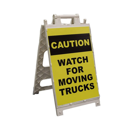 CORTINA 24 x 36 Fold Flat Plastx FF HD Barricade with Sign, Choose Your Sign