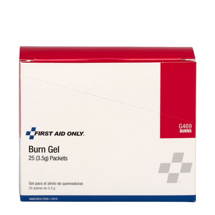 G469 SmartCompliance First Aid Kit Refill, Burn Gel, 3.5g Packets - 25/bx