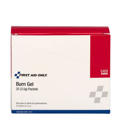 G469 SmartCompliance First Aid Kit Refill, Burn Gel, 3.5g Packets - 25/bx