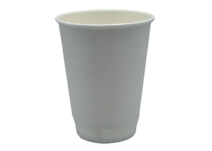 Empress™ Double Wall Paper Hot Cups, White (Choose Your Size) - 500 per case