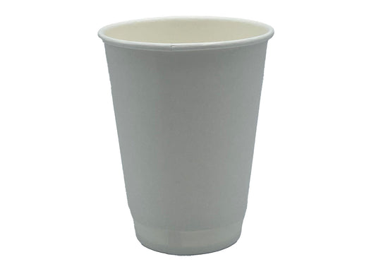 Empress™ Double Wall Paper Hot Cups, White (Choose Your Size) - 500 per case