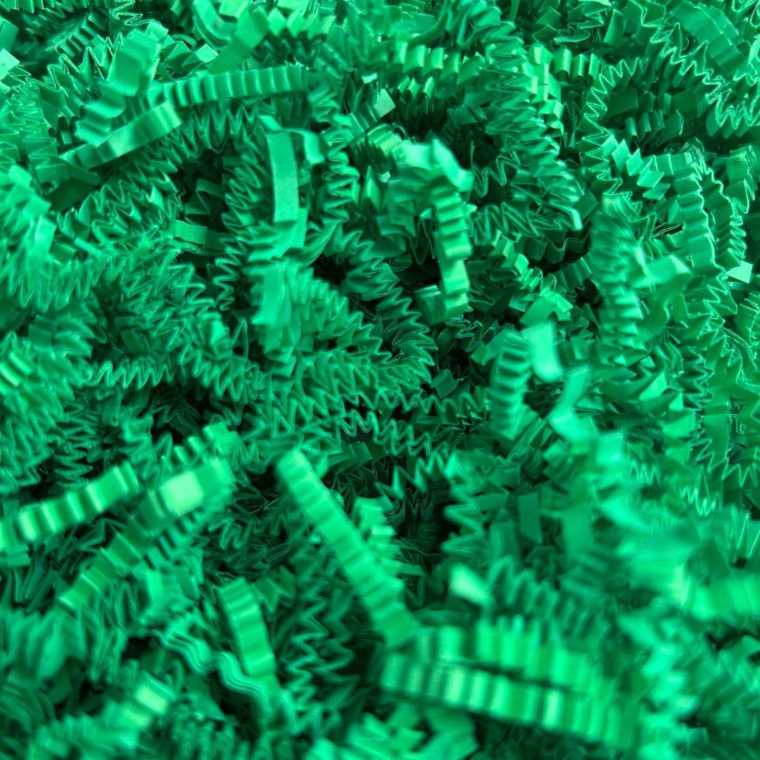 40 LB Green Crinkle Paper Shred
