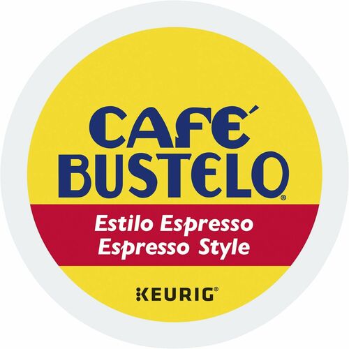 Café Bustelo® Espresso Style Coffee K-Cup, Dark Roast - 80/cs
