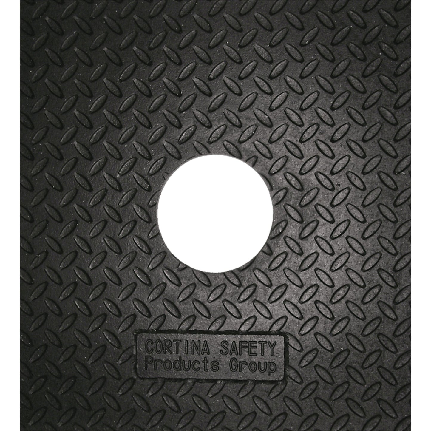 CORTINA Square Portable DELINEATOR Base, Recycled Rubber, 10 lbs