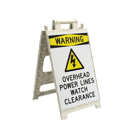 CORTINA 24 x 36 Fold Flat Plastx FF HD Barricade with Sign, Choose Your Sign