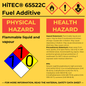 NFPA Diamond Label, 1-1-0, 18" x 18", Reflective Vinyl, Permanent Adhesive - 1/ea
