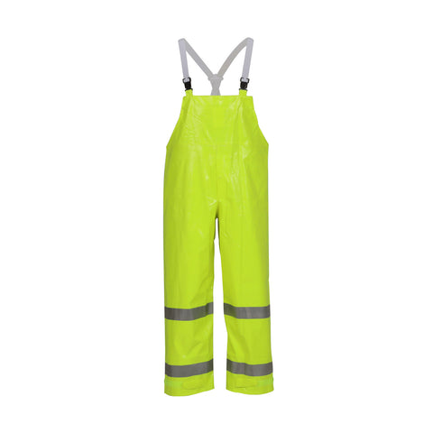 O53122 Tingley Comfort-Brite® FR (Flame Resistant) Rain Overalls, Lime (Shipping Included - Continental U.S.)