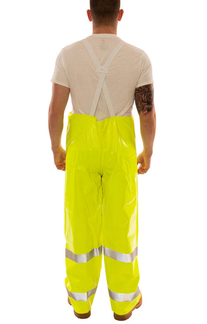 O53122 Tingley Comfort-Brite® FR (Flame Resistant) Rain Overalls, Lime (Shipping Included - Continental U.S.)
