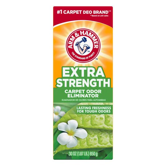 ARM & HAMMER™ Extra Strength Carpet Odor Eliminator, 30 oz. Box - 6/cs