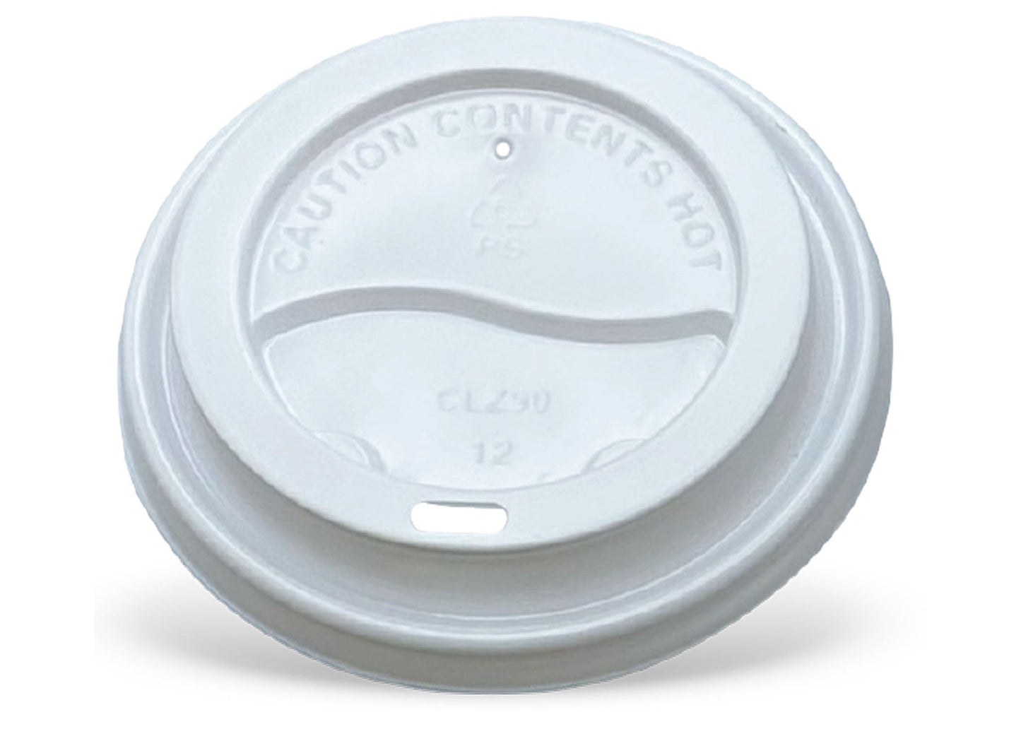 Empress™ Travel Lid for Paper Hot Cups, White (2 sizes available) - 1000/cs