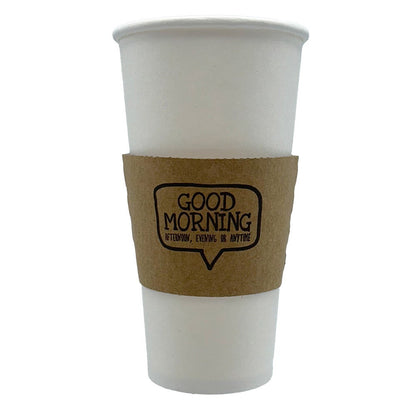 Empress™ Hot Cup Sleeves, Good Day Print - 1000 per case